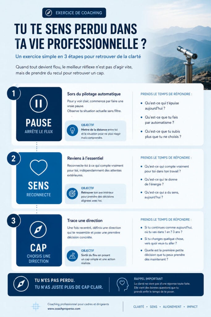 se sentir perdu professionnellement