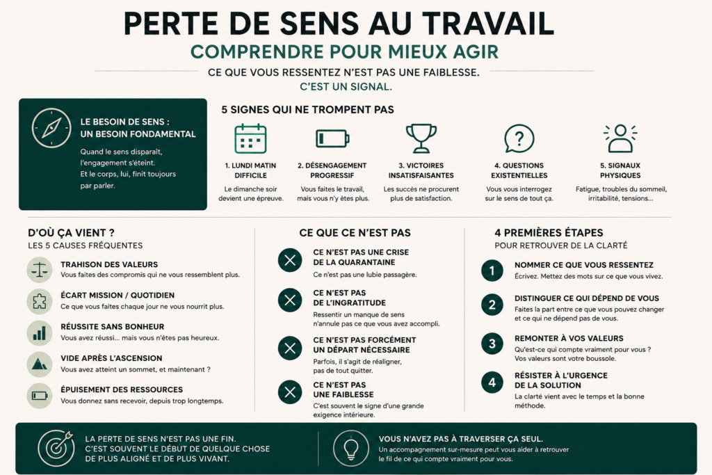 Mieux comprendre la perte de sens au travail